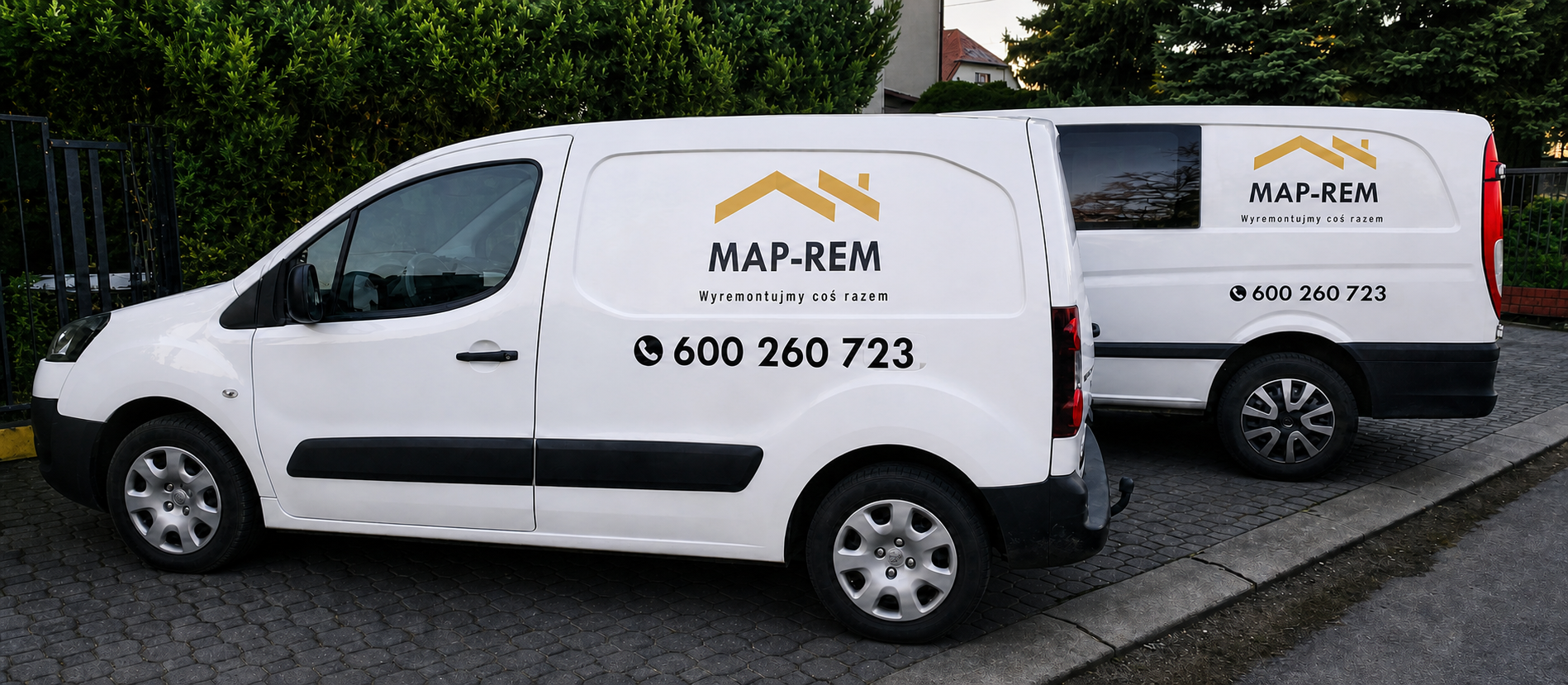 Samochody z oznaczeniem firmy MAP-REM
